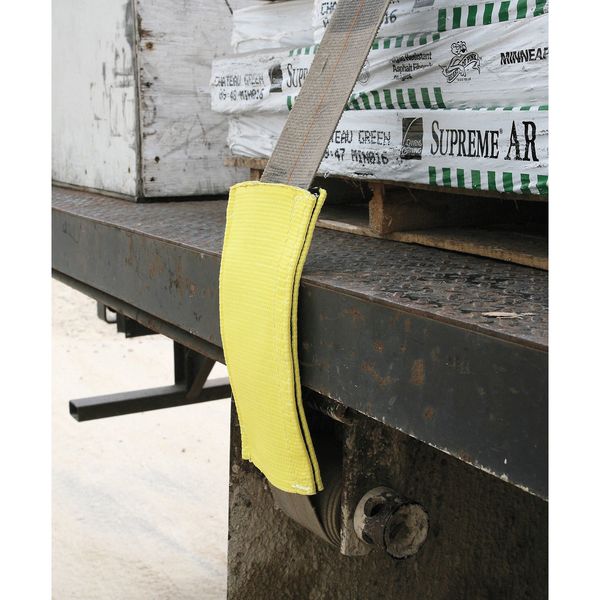 Wear Pad, 4 In X 12 In, Yellow