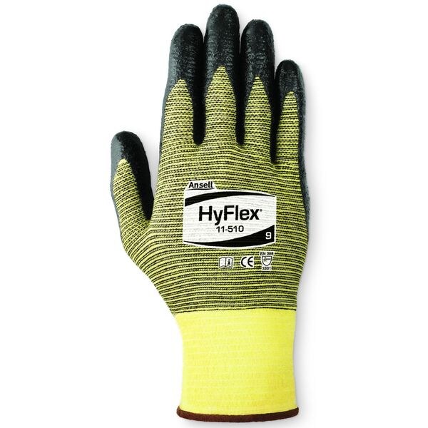 Cut Resistant Coated Gloves, A2 Cut Level, Nitrile, XS, 1 PR