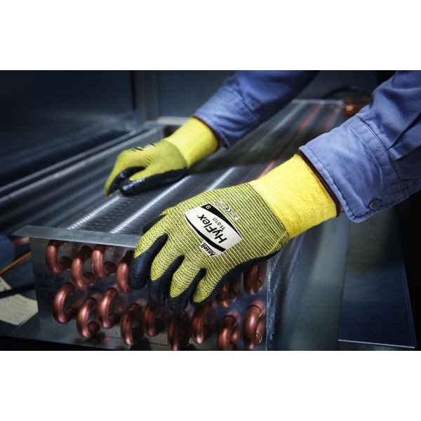 Cut Resistant Coated Gloves, A2 Cut Level, Nitrile, XS, 1 PR