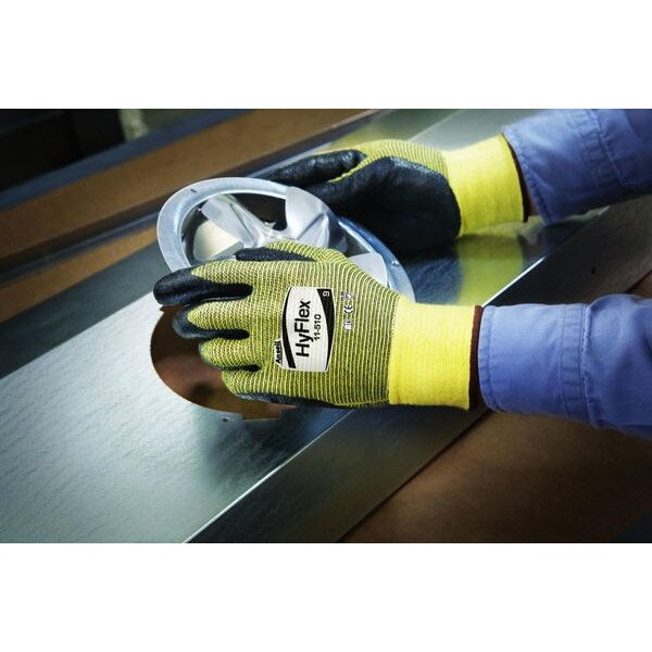 Cut Resistant Coated Gloves, A2 Cut Level, Nitrile, XS, 1 PR
