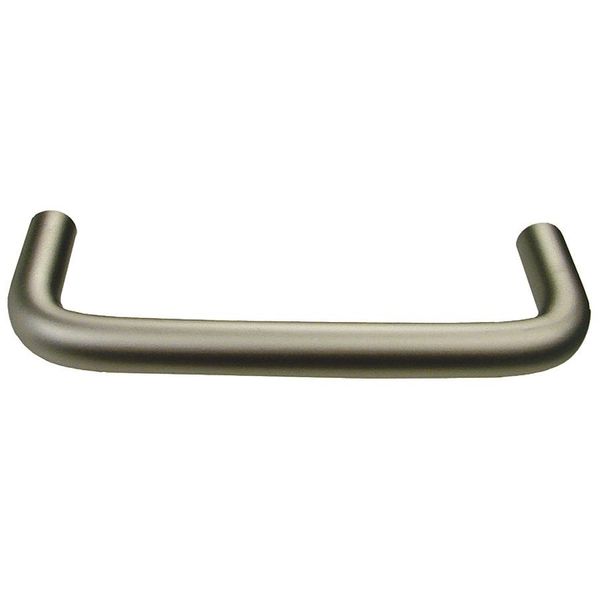 Pull Handle, Brass, Satin Chrome, Threaded Holes