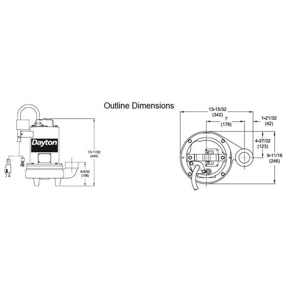 Pump, Effluent, 2 HP