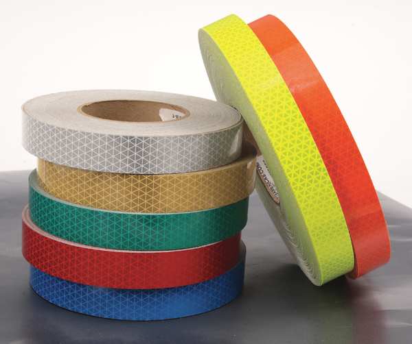 Reflective Tape, W 1 In, White