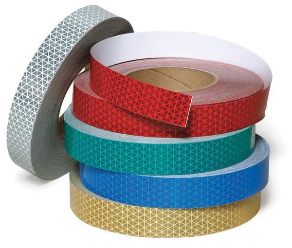 Reflective Tape, W 1 In, White