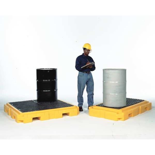 Spill Pallet Ramp, Black, 700 lb.