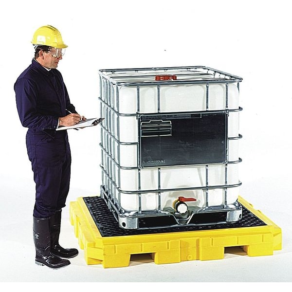 Spill Pallet Ramp, Black, 700 lb.