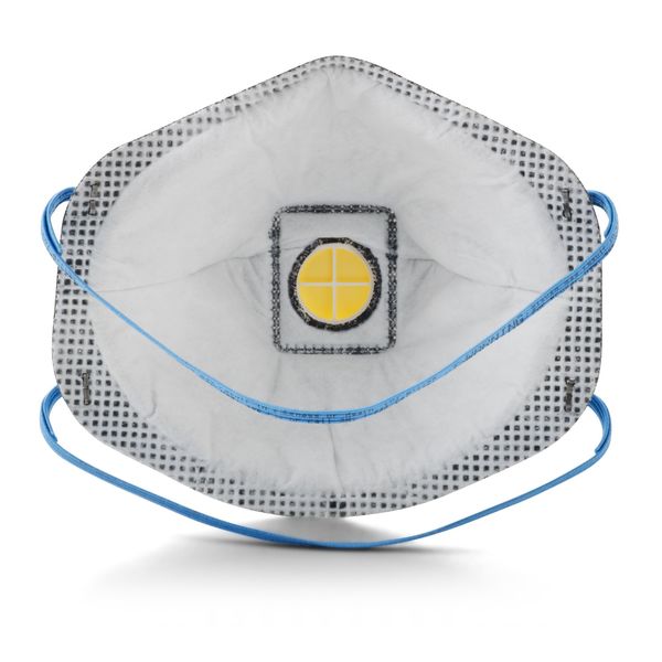 P95 Disposable White Particulate Respirator w/ Valve 10pk.
