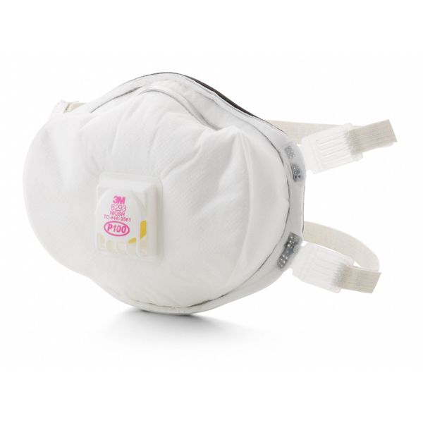 P100 Disposable White Particulate Respirator w/ Valve
