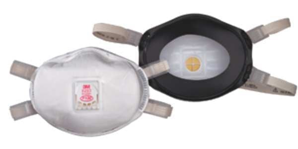 P100 Disposable White Particulate Respirator w/ Valve