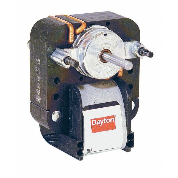 C-Frame Motor, 1 In. L, Shaded Pole, Sleeve