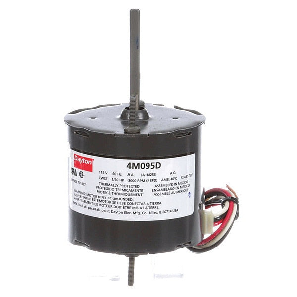 HVAC Motor, 1/50 HP, 3000 rpm, 115V, 3.3