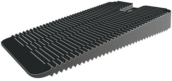 Wedge Shims, Rigid, Black, PK200