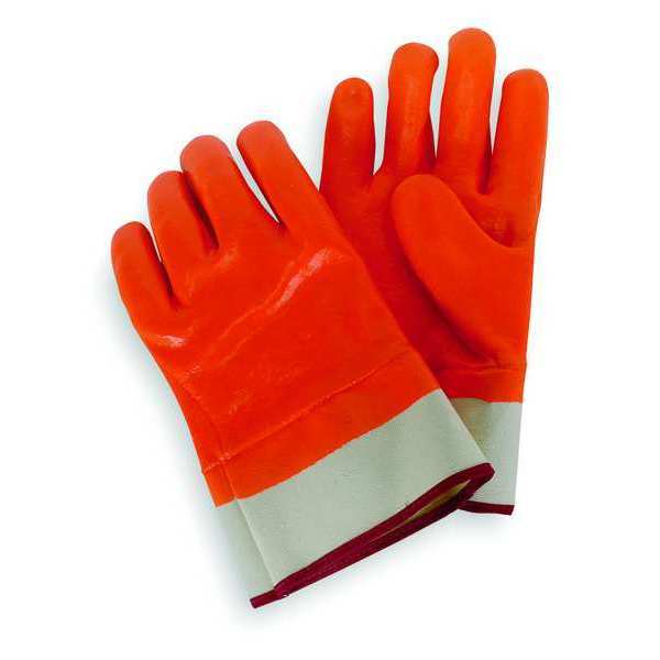 Hi-Vis Cold Protection Gloves, Foam/Jersey Lining, L