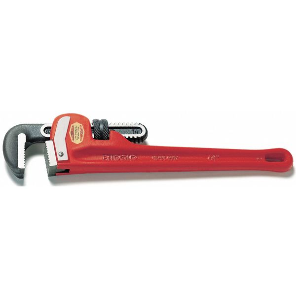 Pipe Wrench, Straight, Cast Iron, 48 in L, 6 in Jaw Capacity