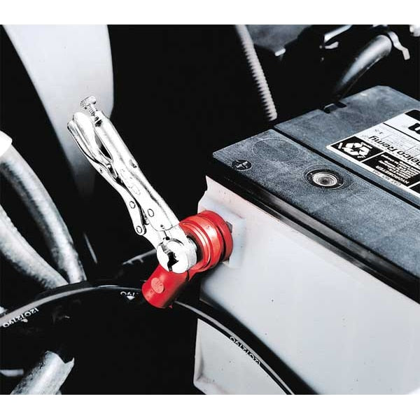 7 in Irwin Vise-Grip Knurled Thumb Screw Plain Grip Locking Plier