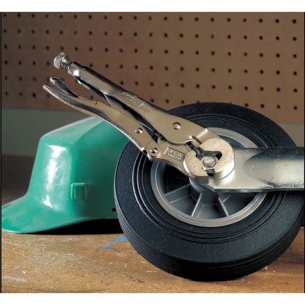 7 in Irwin Vise-Grip Knurled Thumb Screw Plain Grip Locking Plier