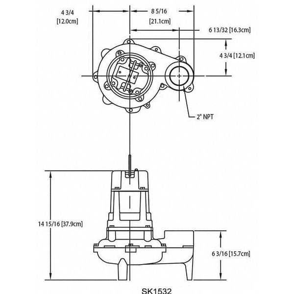 Waste-Mate 1 HP 2