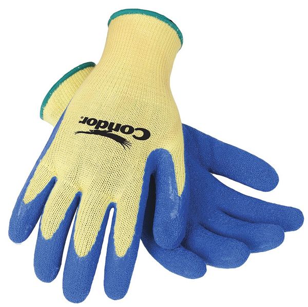 Cut Resistant Coated Gloves, A3 Cut Level, Natural Rubber Latex, S, 1 PR