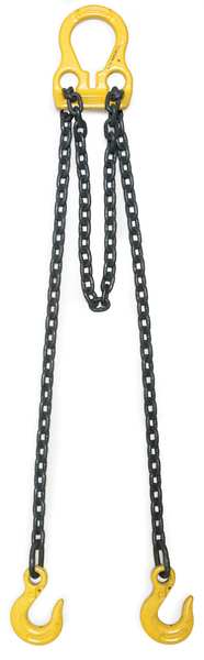Chain Sling, G100, Alloy Stl, 10 ft L