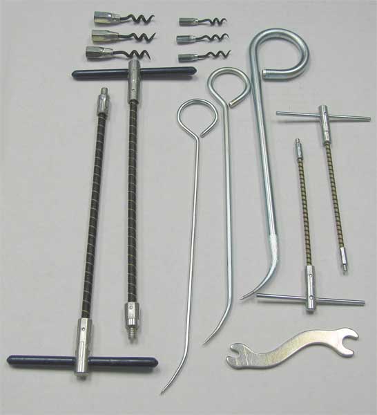 Packing Extractor Set A, Corkscrew