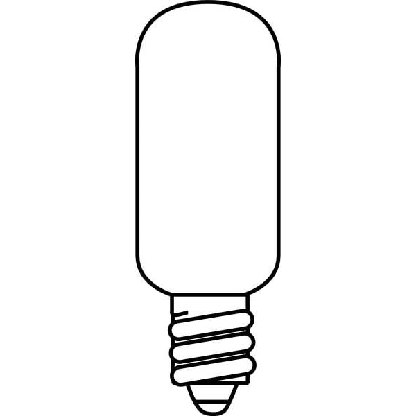 GE LIGHTING 6.0W, T4 1/2 Incandescent Light Bulb
