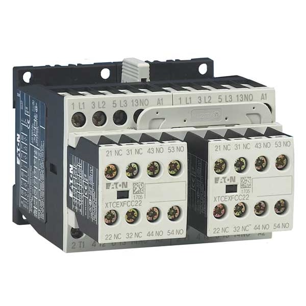IEC Magnetic Contactor, 3 Poles, 120 V AC, 7 A, Reversing: Yes