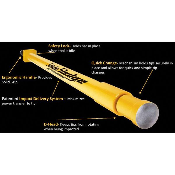 Slide Hammer w/ Pin Driver, 13 lb., 46