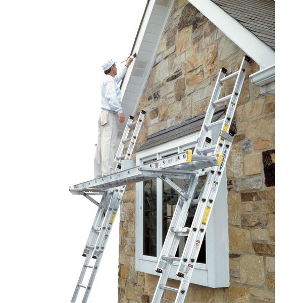 Aluminum Extension Ladder, 300 lb Load Capacity