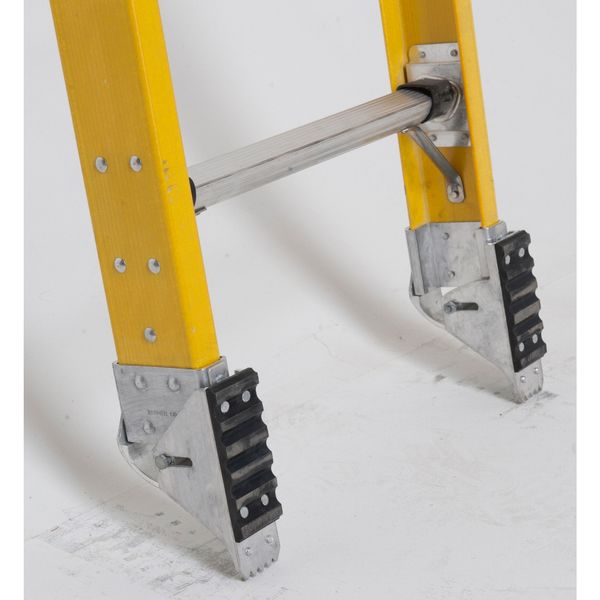 Fiberglass Extension Ladder, 375 lb Load Capacity