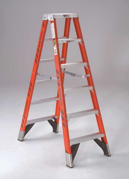 6 ft Fiberglass Twin Stepladder