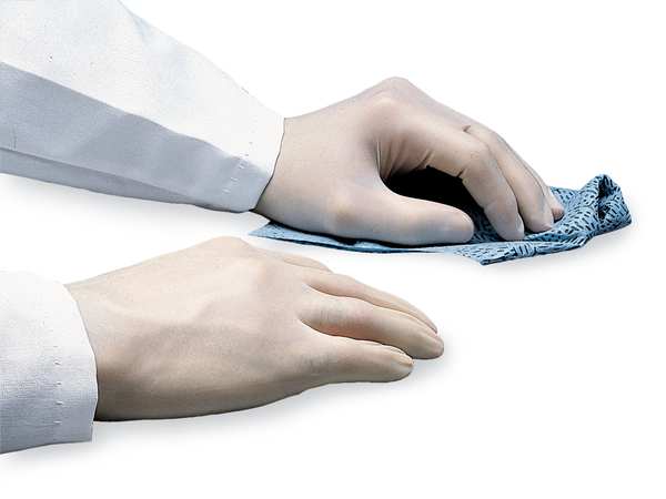 Lightweight Latex Exam Gloves, Natural Rubber Latex, Powder Free, Natural, 100 PK