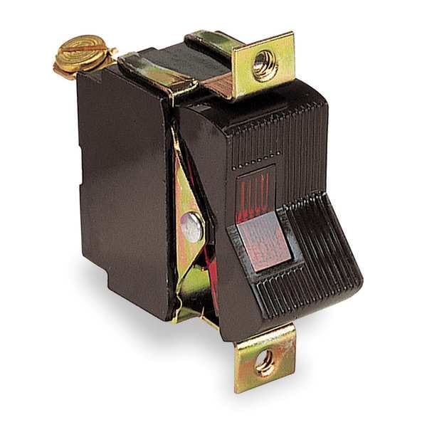 Lighted Rocker Switch, SPST, 3 Connections