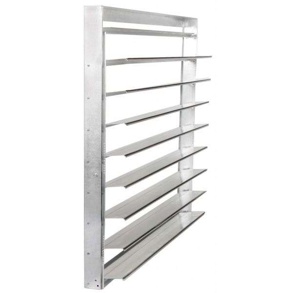 42 in Backdraft Damper / Intake Shutter, 43 in x 43 in