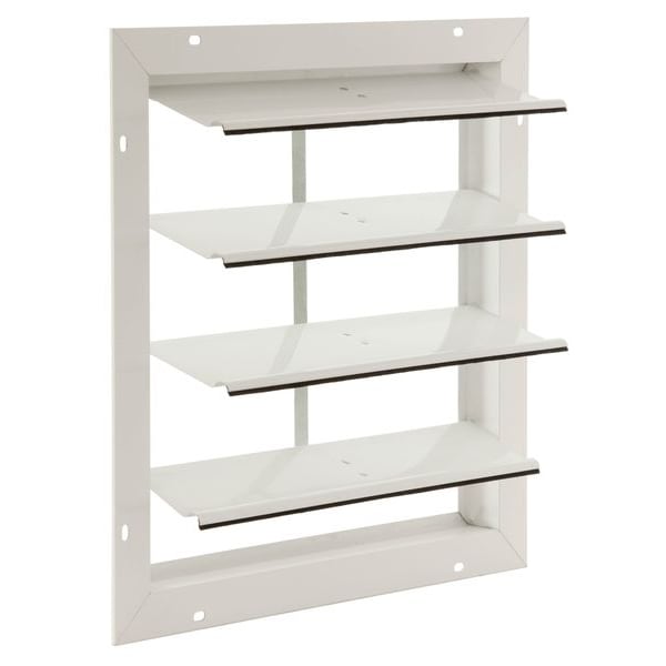16 in Backdraft Damper / Gable Shutter, 17 in x 17 in