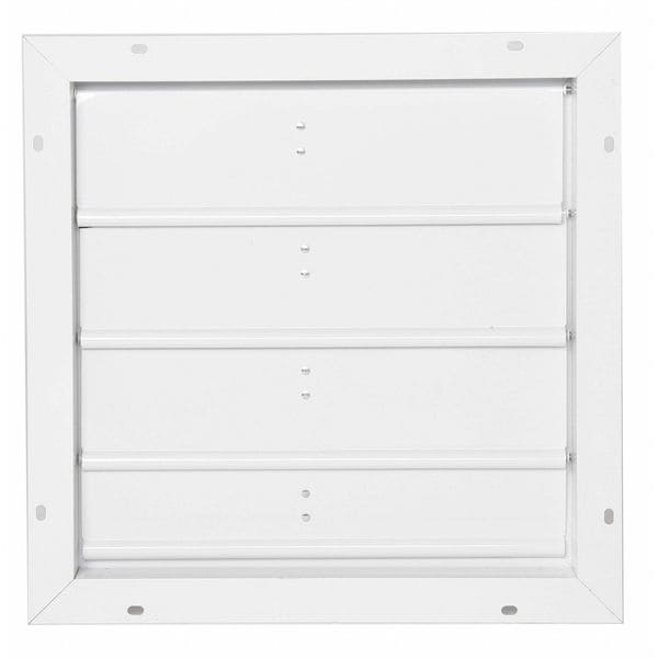 16 in Backdraft Damper / Gable Shutter, 17 in x 17 in