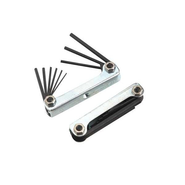 16 Piece Metric/SAE Plain Folded Key Set, 4YR73