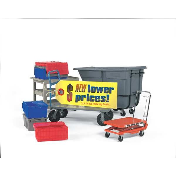 Tilt Truck, Standard, 1 cu. yd, 1250 lb, Red