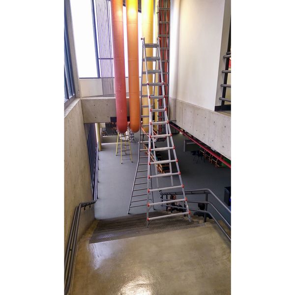 8 to 15 ft Aluminum Telescoping Stepladder