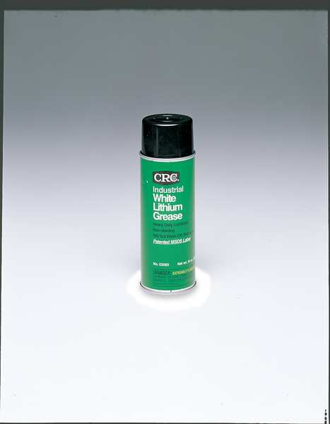 Multipurpose Grease, H2 No Food Contact, NLGI Grade 2, Lithium, 20 oz Aerosol Can, White