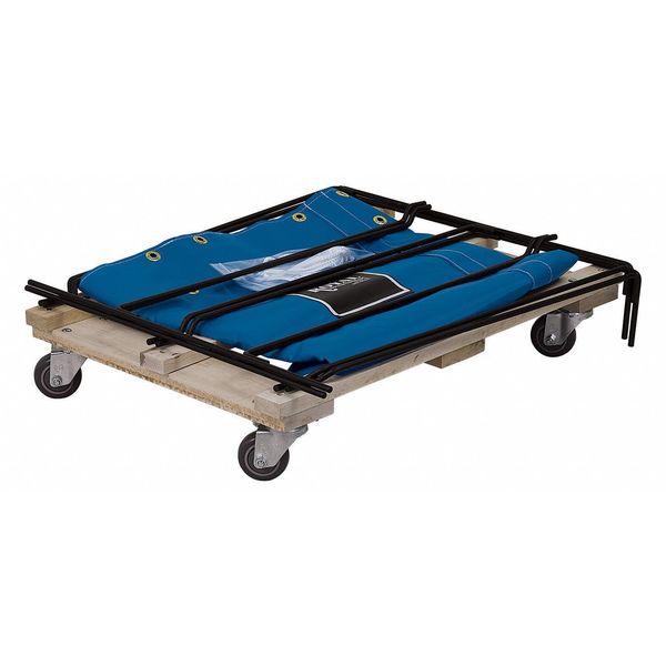 Knock Down Truck, 10 bu, blue vinyl