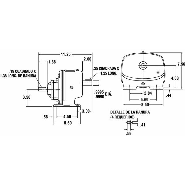 Speed Reducer, Indirect Drive, 31:1