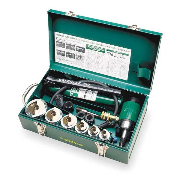 10 Piece Hydraulic Punch Driver Set, 10 ga.