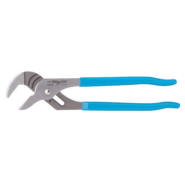 12 in Straight Jaw Tongue and Groove Plier, Serrated