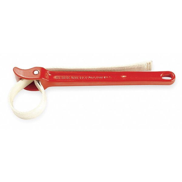 Strap Wrench, 3-1/2 In Dia Cap