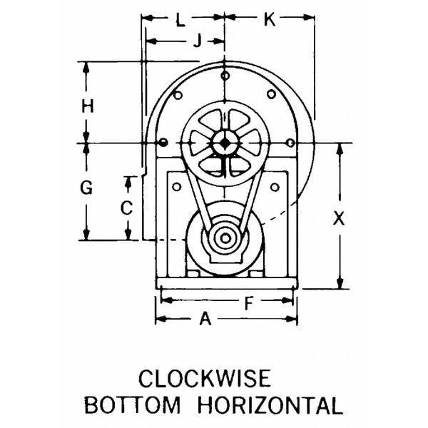 Blower, 10 9/16 In