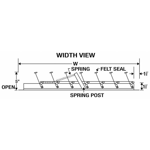 48 in Whole House Fan Premium Ceiling Shutter / Ceiling Shutter