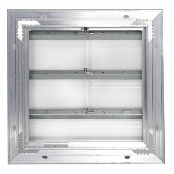 10 in Backdraft Damper / Wall Shutter, 10-1/2 in x 10-1/2 in