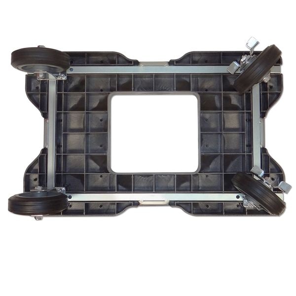 Platfrm Truck, 1500lb, 32inLx20-1/2inW, Blk