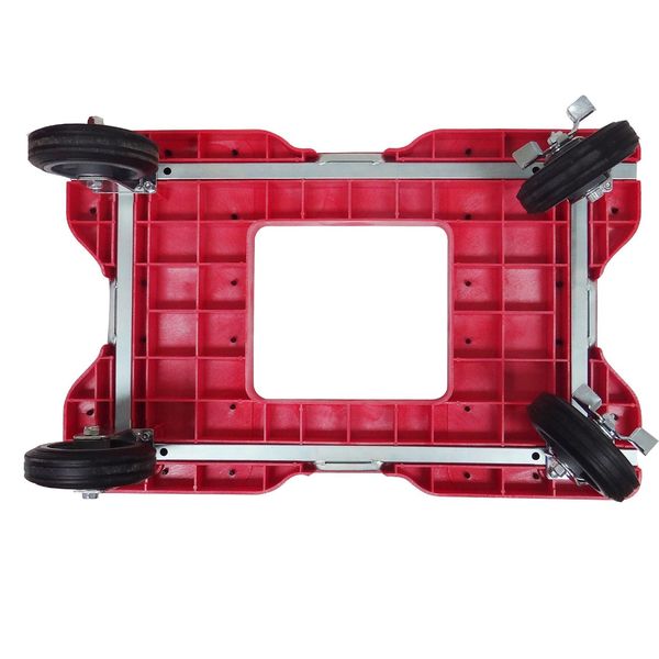 Platfrm Truck, 1500lb, 32inLx20-1/2inW, Red