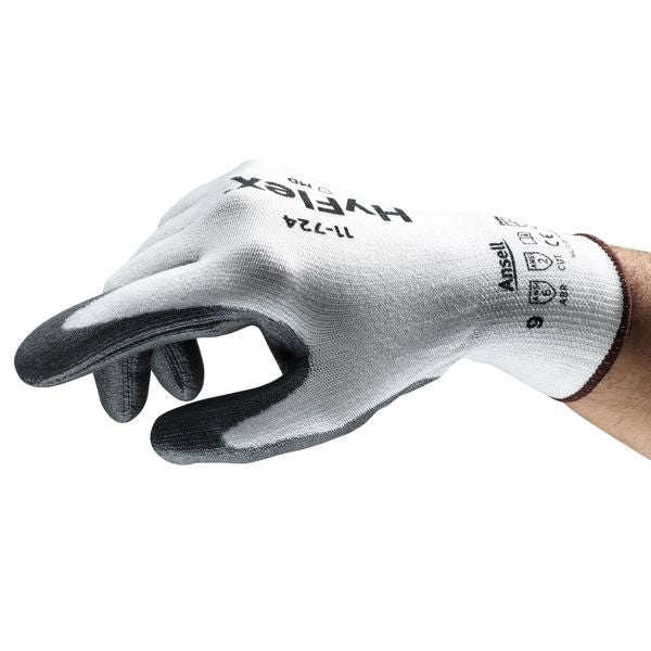Cut Resistant Coated Gloves, A2 Cut Level, Polyurethane, 2XL, 1 PR